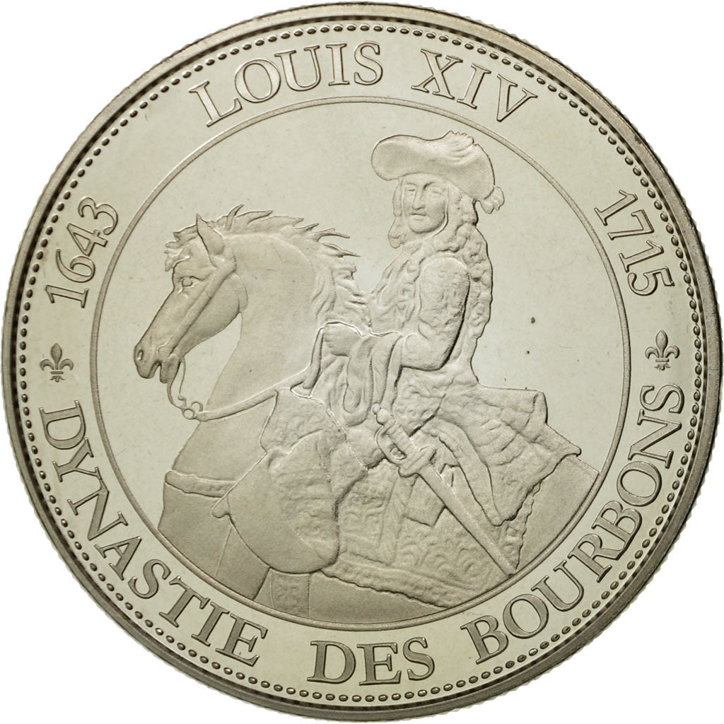 France, Médaille, Les rois de France, Louis XIV, FDC, Copper-nickel