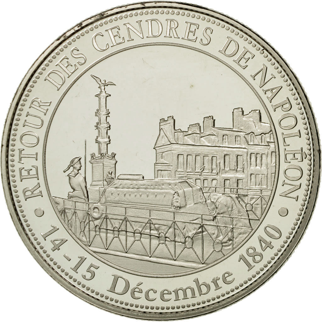 France, Médaille, Napoléon Ier, Retour des cendres, FDC, Copper-nickel