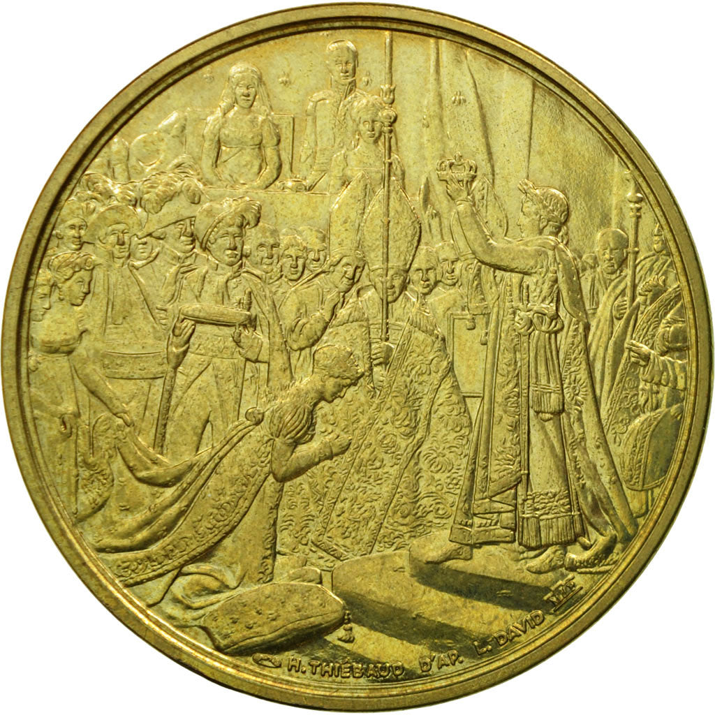 Frankreich, Medaille, Le sacre de Napoléon Ier par Pie VII, Thiébaud, UNZ+