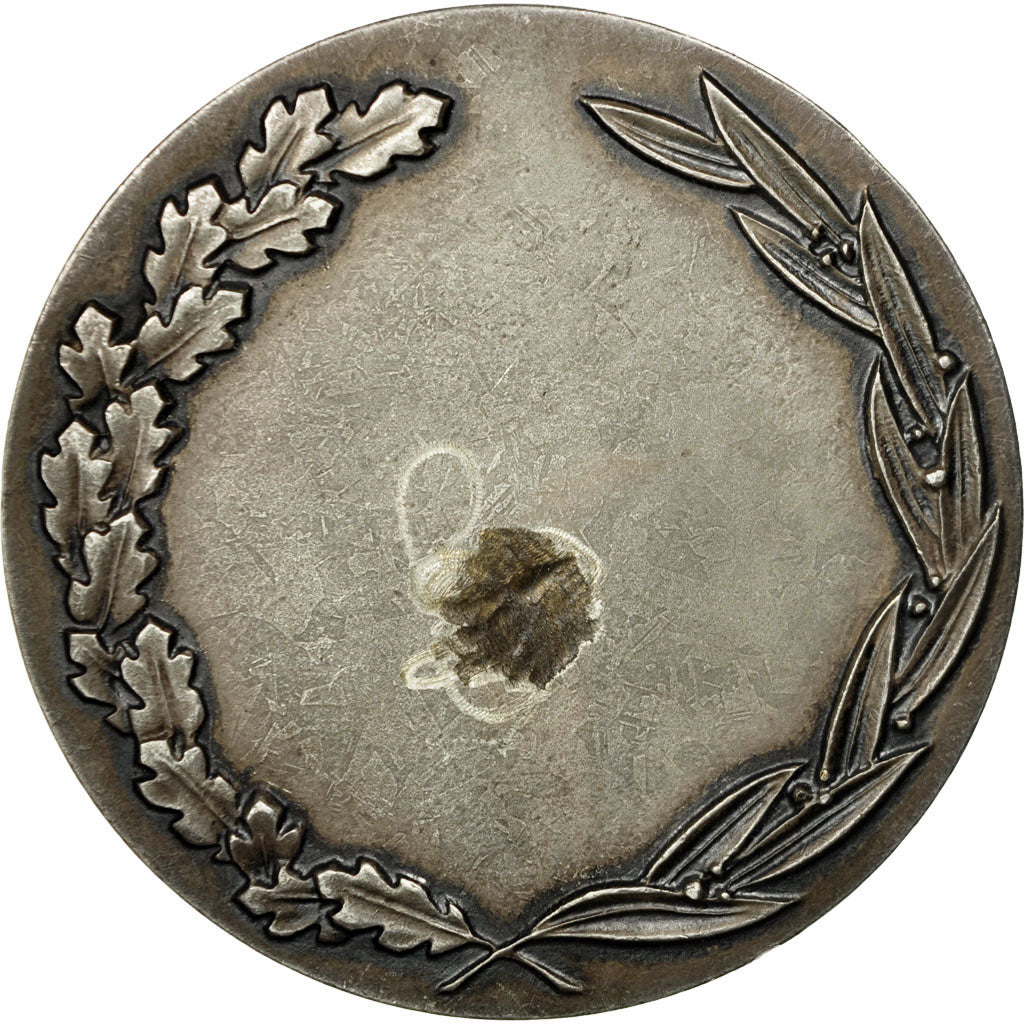 France, Medal, Art Déco, Femme, Fraisse, AU(50-53), Silvered bronze