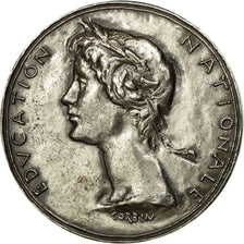 France, Medal, Education Nationale, 1958, Corbin, AU(55-58), Silver