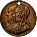 Frankrijk, Medaille, Masonic, Société Franklin et Montyon, 1833, Barre, FR+