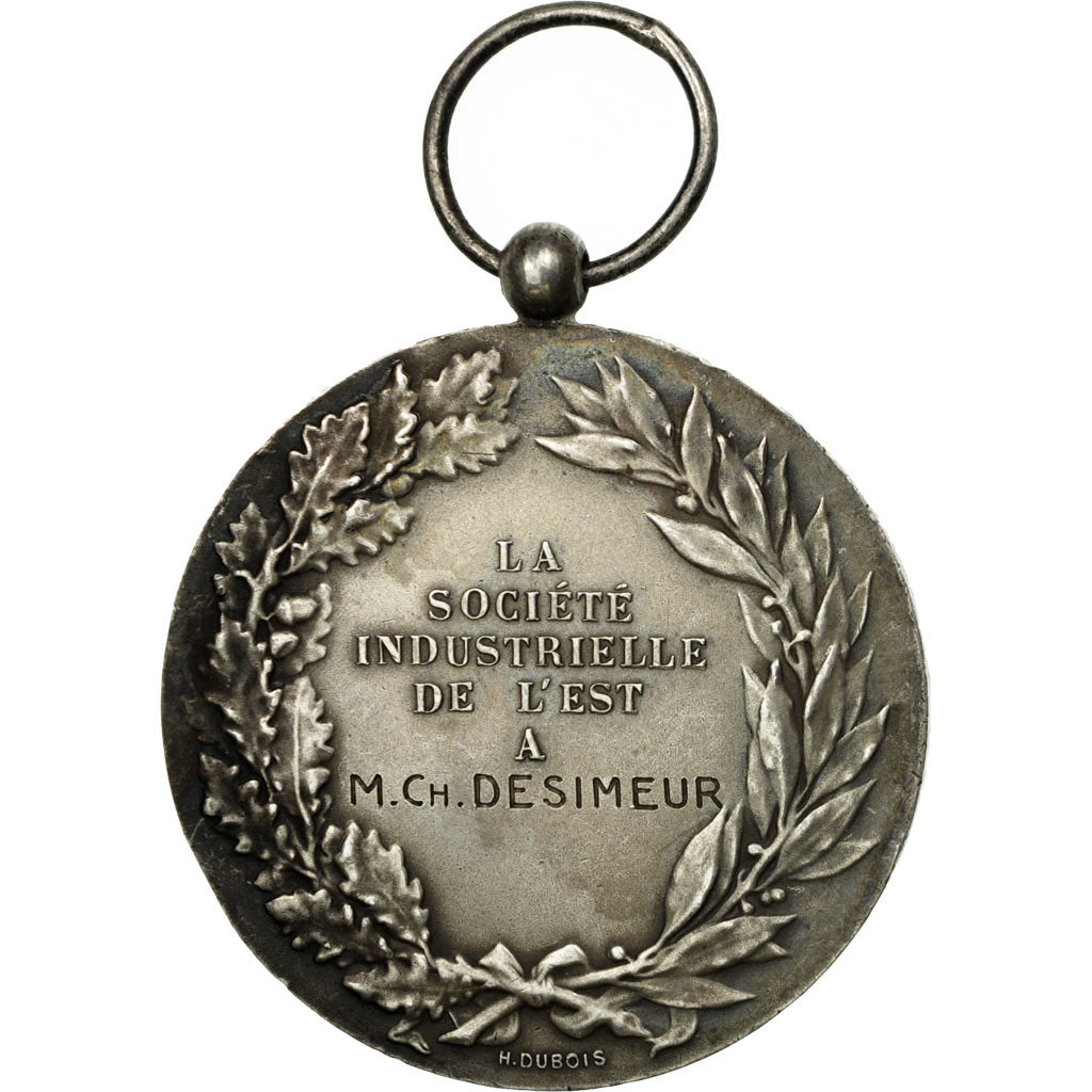 France, Medal, Société Industrielle de l'Est, Dupuis.D, AU(55-58), Silver