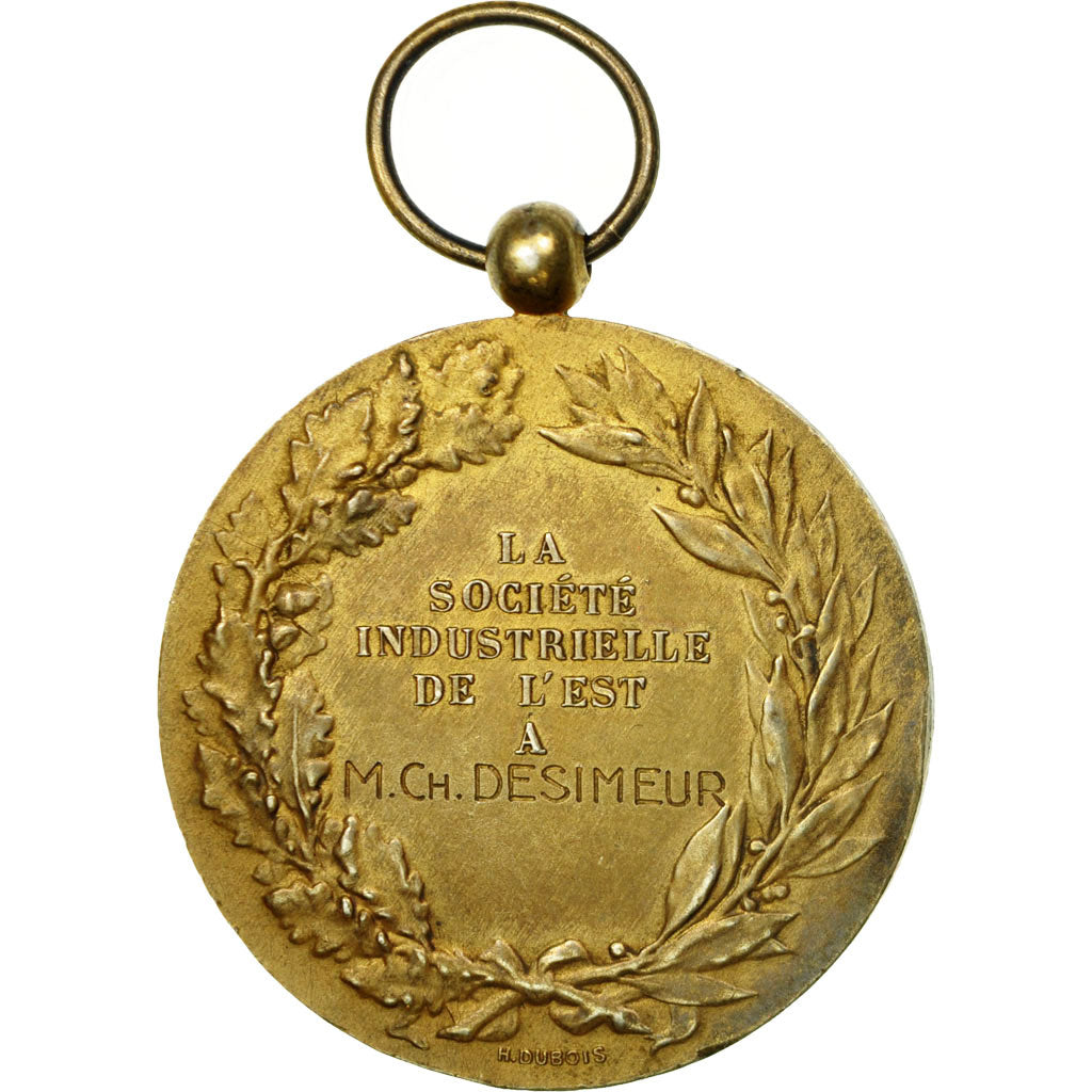 France, Medal, Société Industrielle de l'Est, Dupuis.D, AU(55-58), Vermeil