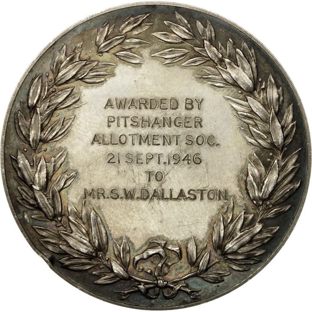 United Kingdom , Medal, Horticulture, Pomona Flora, 1946, AU(55-58), Silver