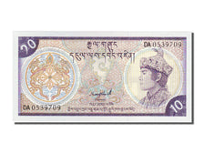 Bhutan, 10 Ngultrum, 1992, KM #15b, UNC(65-70), DA 0539709