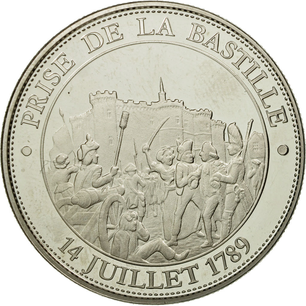 France, Medal, Révolution Française, Prise de la Bastille, MS(64)