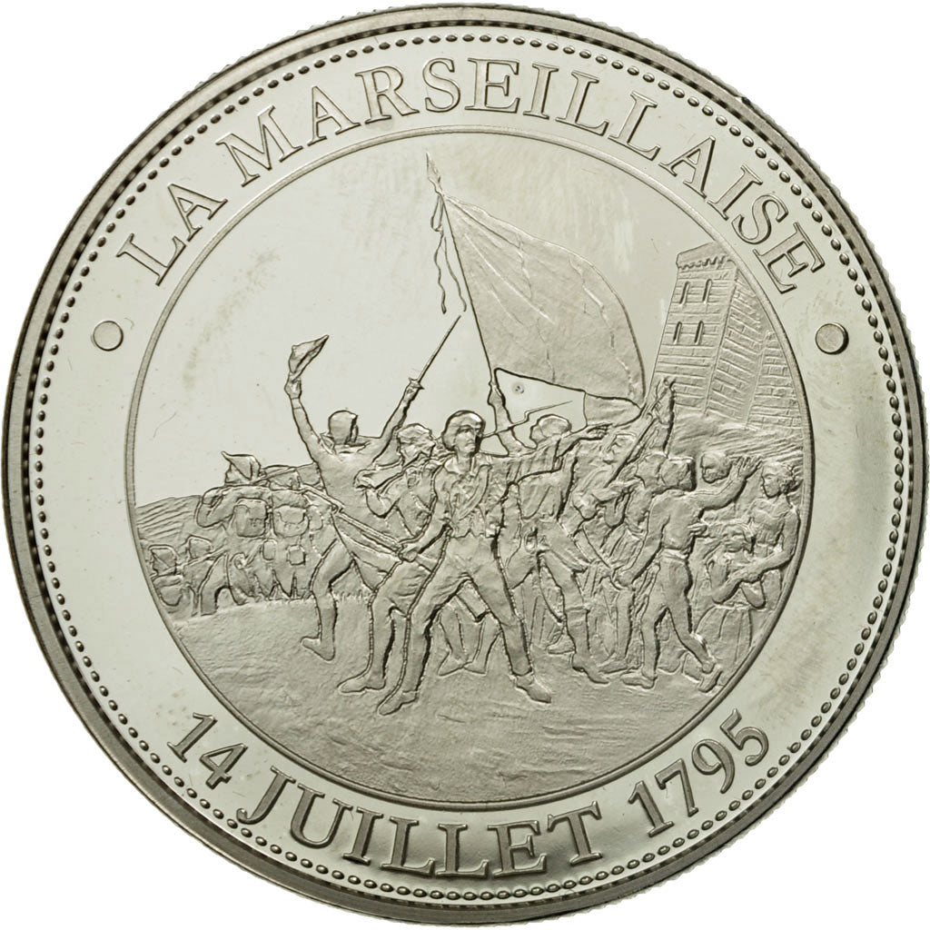 France, Medal, Révolution Française, La Marseillaise, MS(64), Copper-nickel