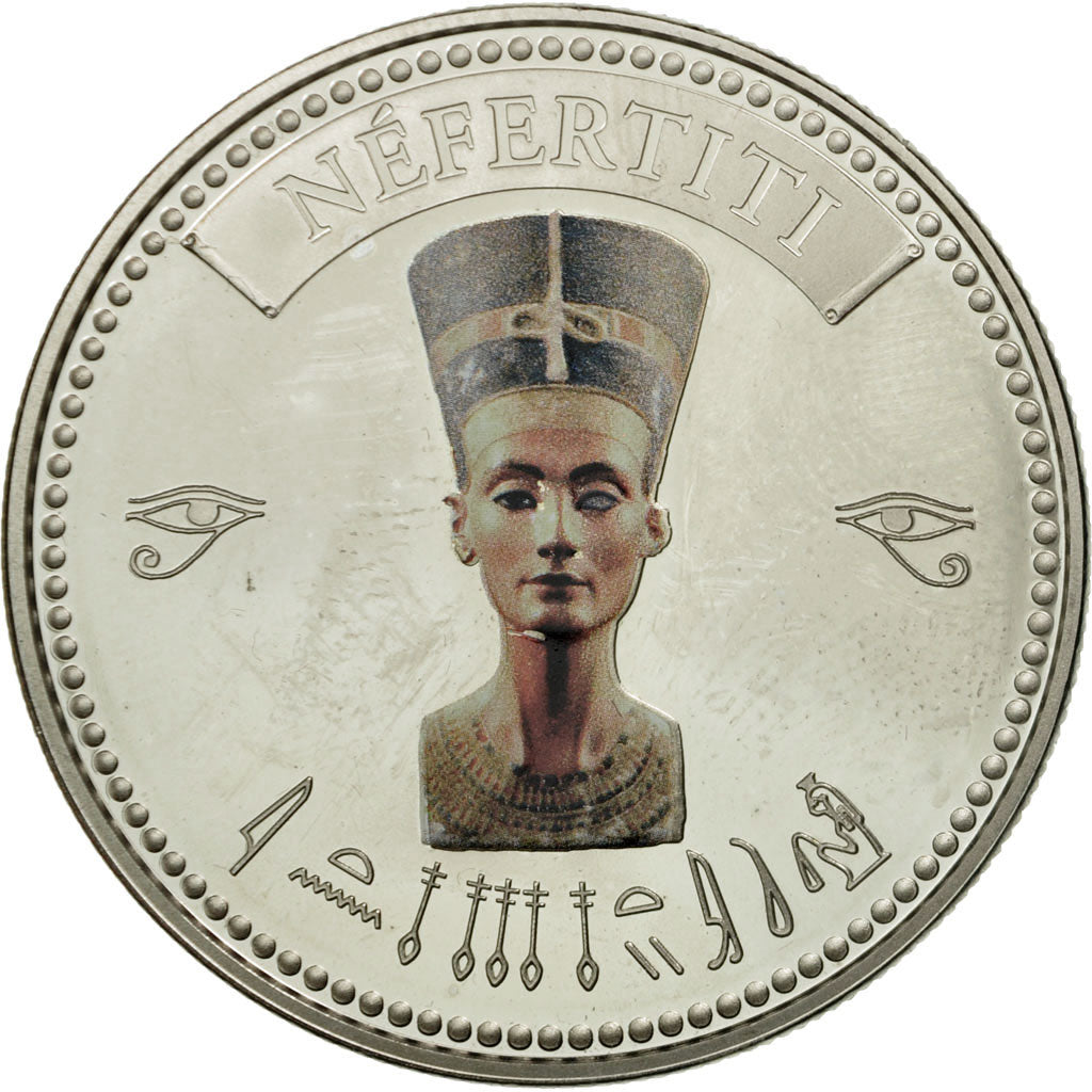 France, Médaille, Trésors d'Egypte, Nefertiti, SPL+, Copper-nickel