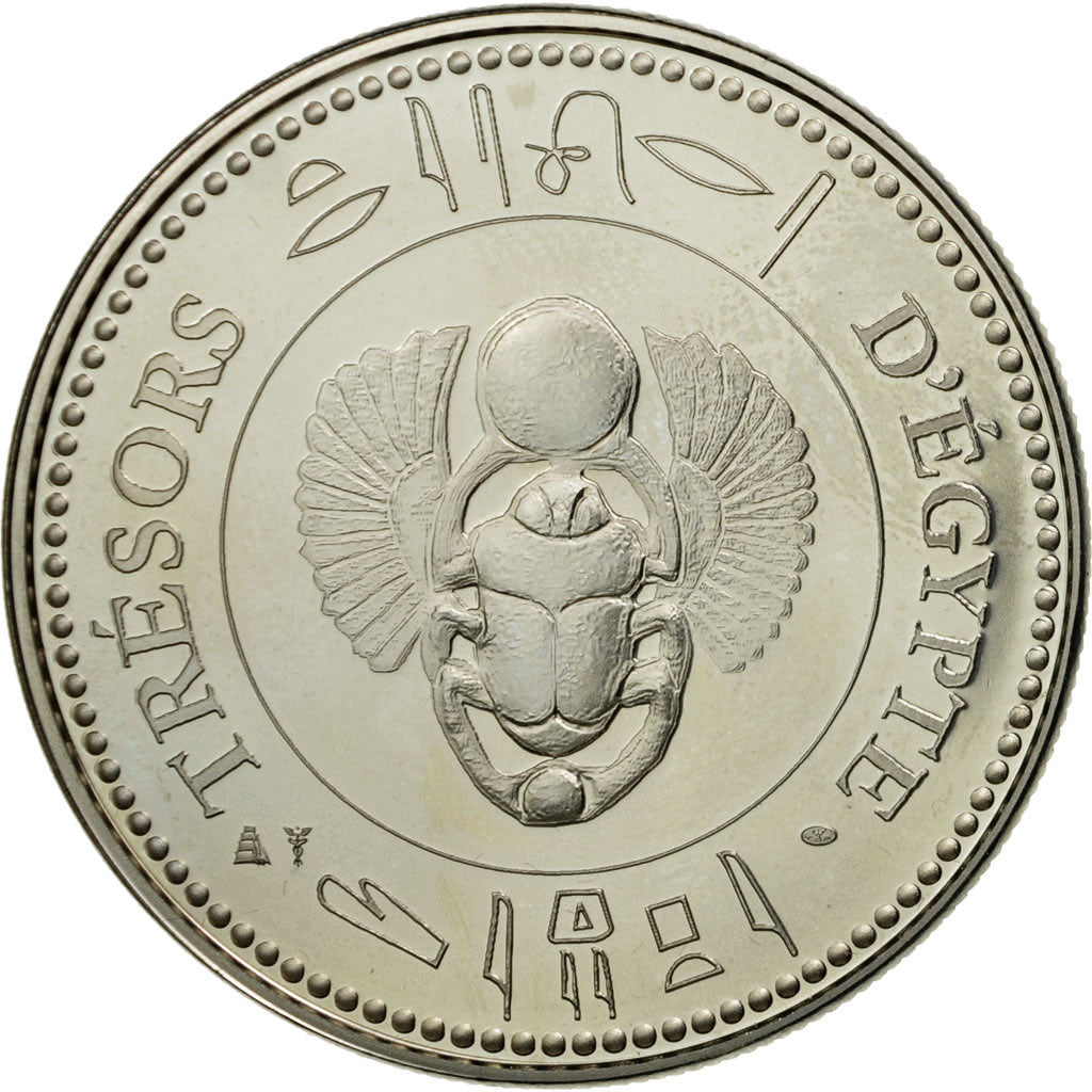 France, Médaille, Trésors d'Egypte, Toutankhamon, SPL+, Copper-nickel