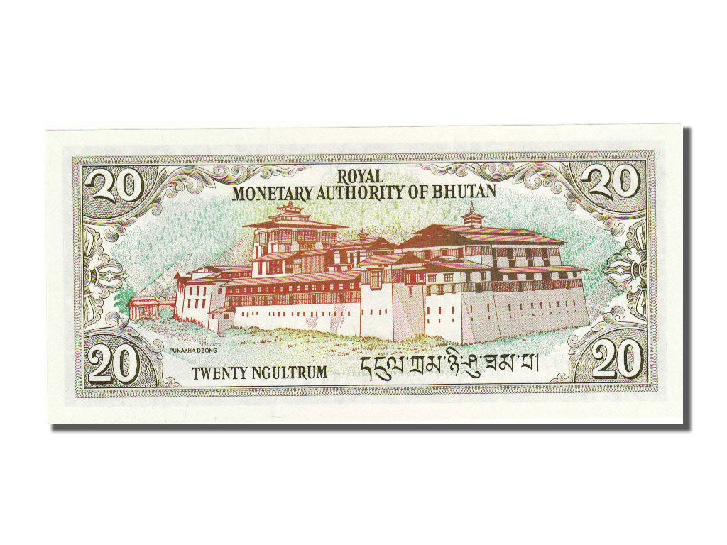 Bhutan, 20 Ngultrum, 1992, FDS