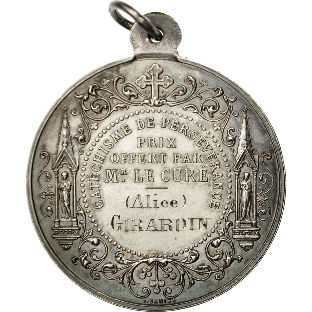 France, Medal, Paroisse Saint Merry, Diocèse de Paris, Baniel, MS(60-62)