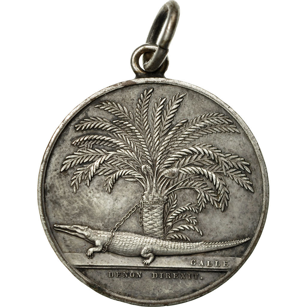 France, Medal, Conquête de la Haute Egypte, Paris, An VII, Galle, AU(55-58)