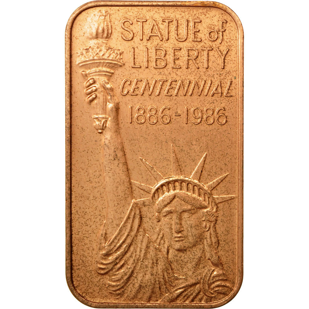United States, Medal, Lingot pour le Centenaire de la Statue de la Liberté