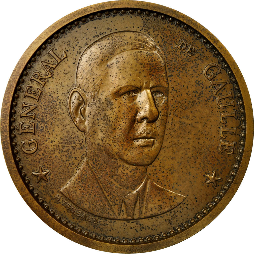 France, Médaille, 40ème Anniversaire de la Libération de Paris, De Gaulle