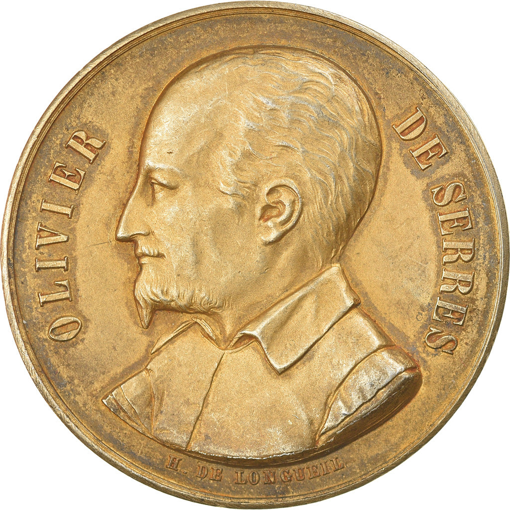 France, Médaille, Olivier de Serres, Société d'Agriculture d'Indre et Loire