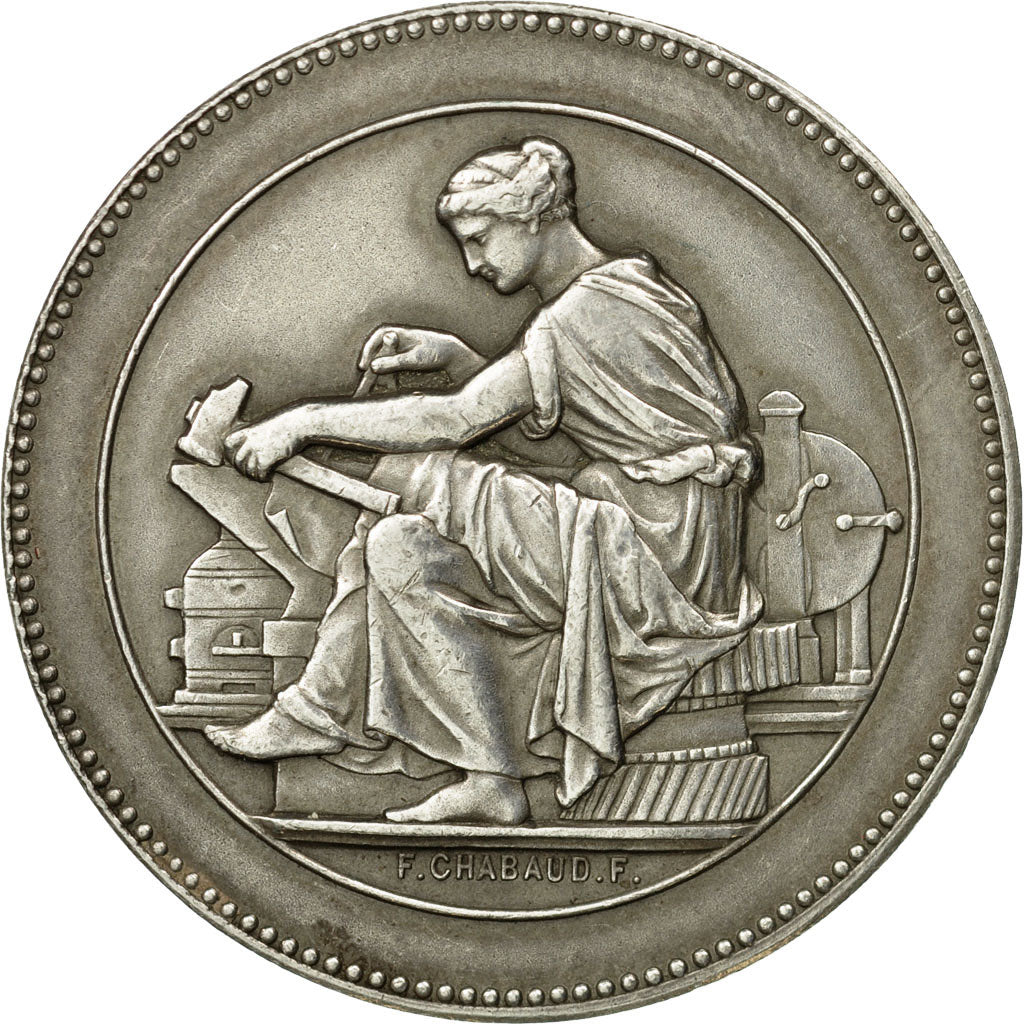 France, Medal, Chambre de Commerce de Besançon, 1819, Chabaud, MS(60-62)