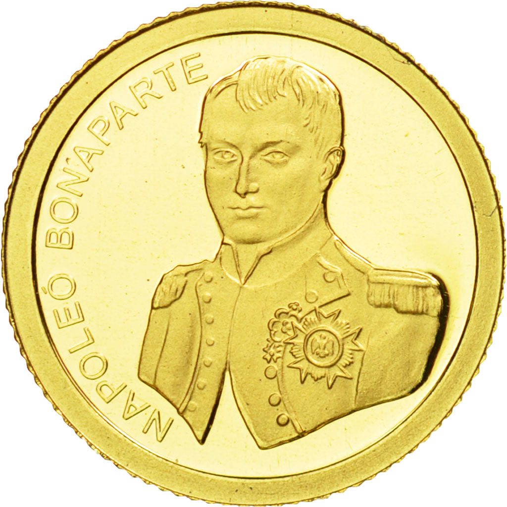 Francia, medaglia, Napoléon Bonaparte, Principat Andorra, 2011, FDC, Oro