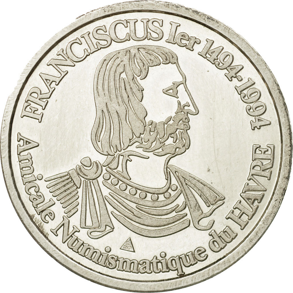 France, Jeton, Inauguration du Pont de Normandie, Numismatique du Havre, 1995