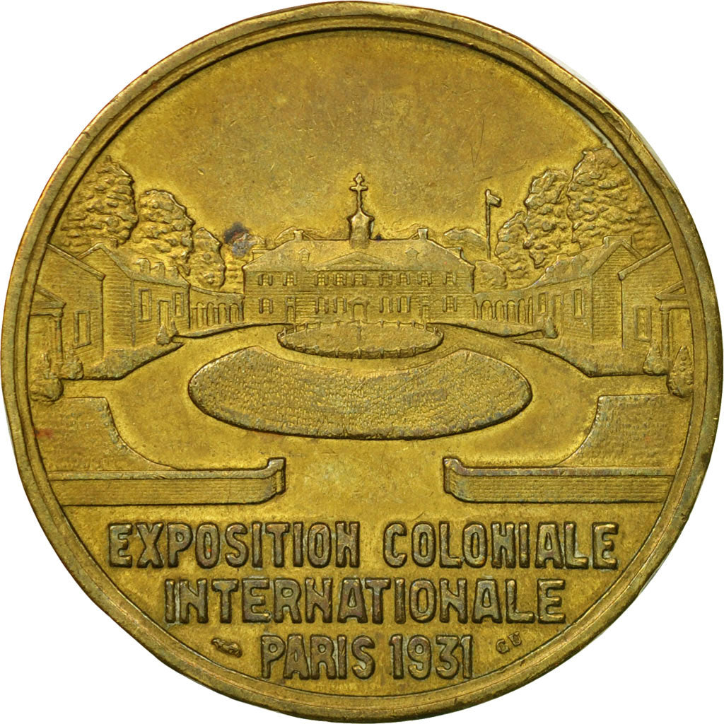 France, Token, Coffret Exposition Coloniale de Paris, 1931, AU(55-58), Copper
