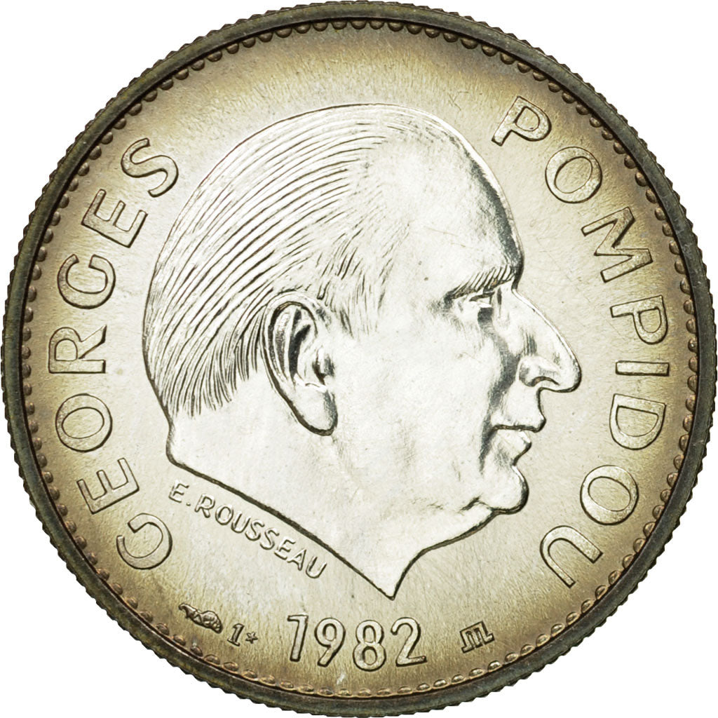 France, Medal, Georges Pompidou, Président de la République Française, 1982