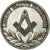 Francia, Token, Masonic, Loge Thémis, Orient de Caen, Restrike, SPL-, Bronzo