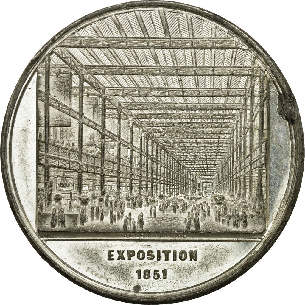 United Kingdom , Medal, Exposition Internationale de Londres, 1851, Allen and