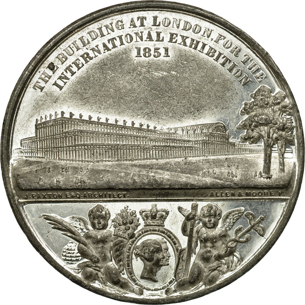 United Kingdom , Medal, Exposition Internationale de Londres, 1851, Allen and