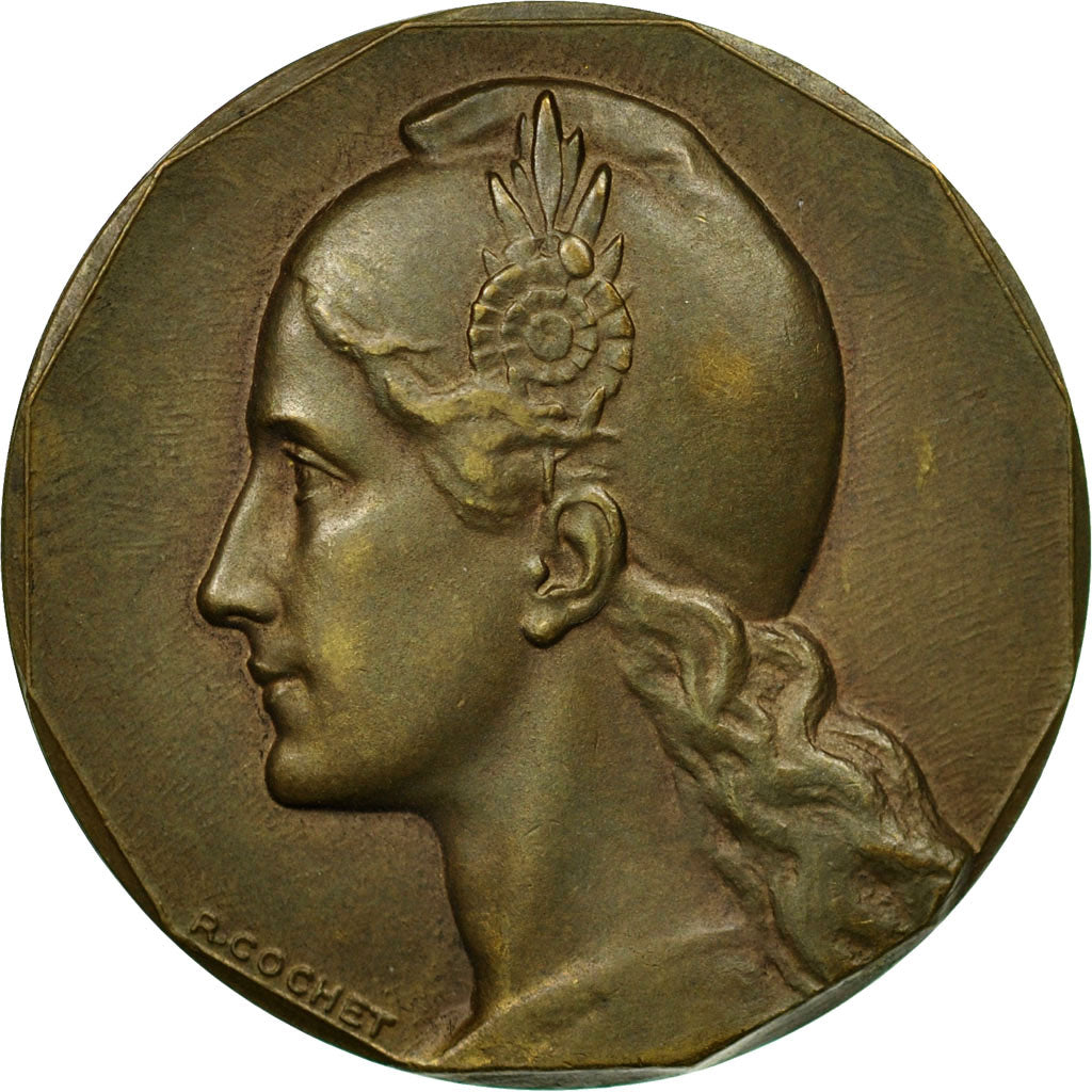 Francia, medaglia, Compagnie des Notaires de la Marne, 1959, Cochet, SPL-
