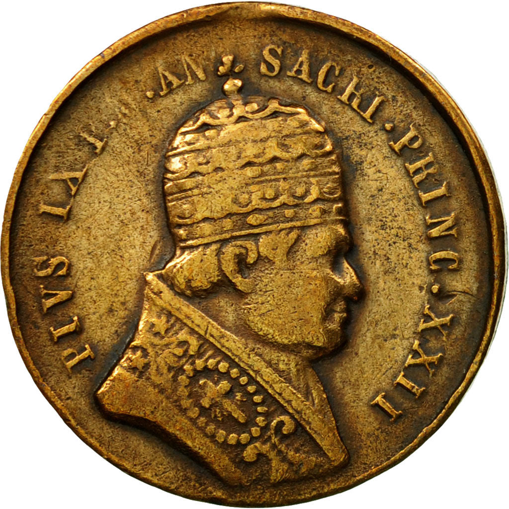 Vatikan, Medaille, Pie IX, Conseil Oecuménique de Rome, 1869, SS, Kupfer