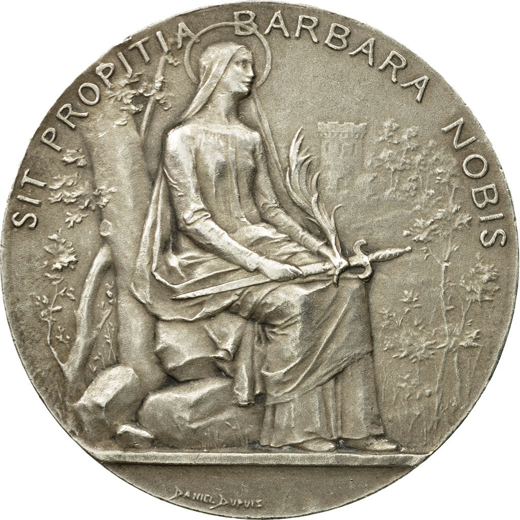 France, Médaille, Compagnie des Mines d'Aniche, 1923, Dupuis.D, SUP, Argent