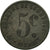 Francia, Token, Nécessité, 5 Centimes Chambre de Commerce de l'Hérault, SPL-