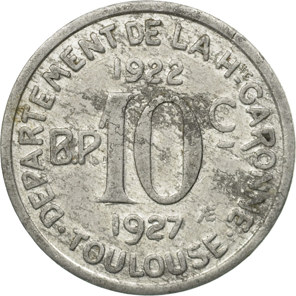 Francia, Token, Union Latine, Comité du Sud-Ouest, 10 Centimes, Toulouse, 1927
