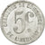 Francia, Token, Nécessité, 5 Centimes Chambre de Commerce de l'Hérault, SPL-