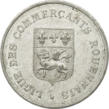 France, Token, Nécessité, 10 Centimes ligue des commerçants rouennais, 1920