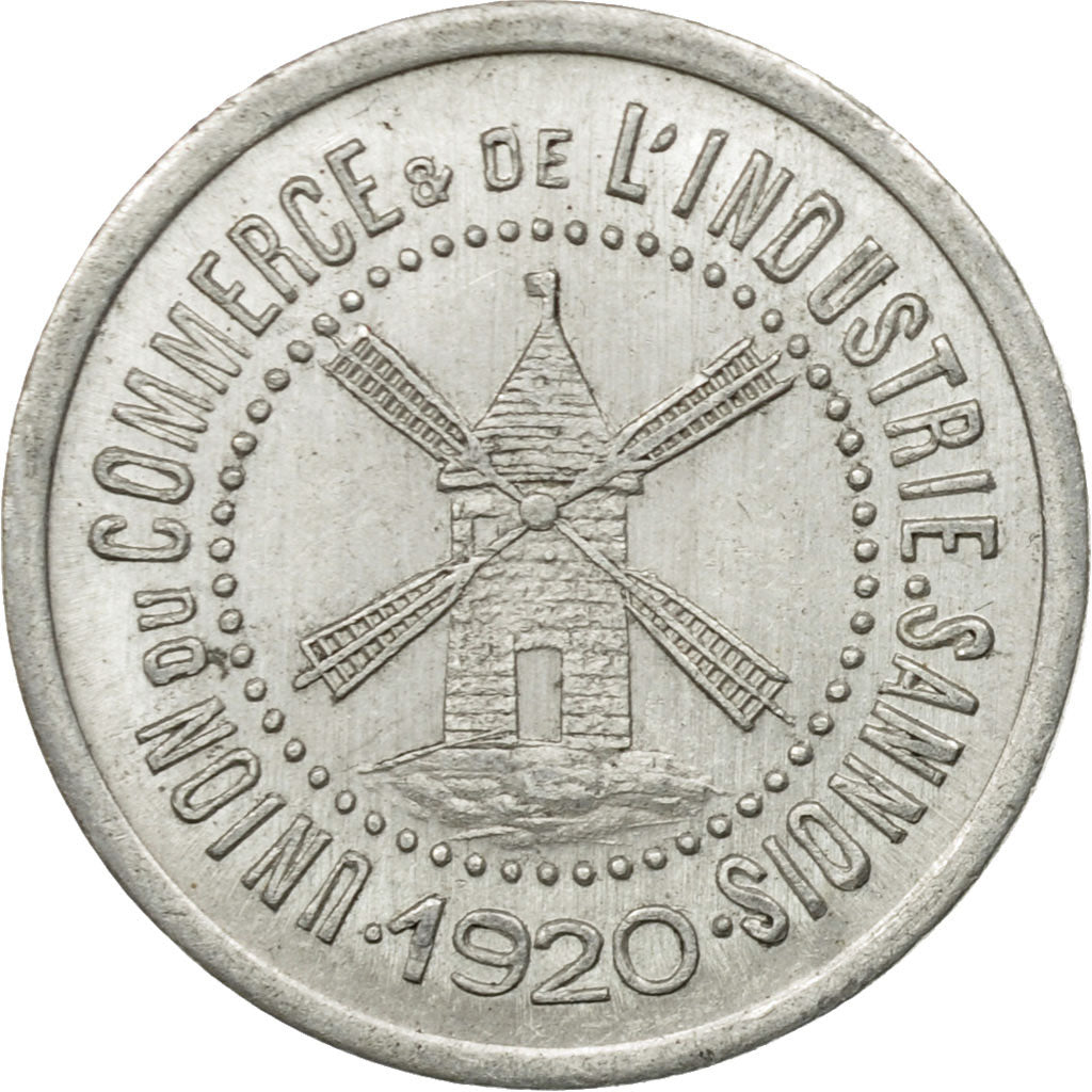 France, Jeton, nécessité, Union du Commerce et de l'Industrie Sannois, 1920