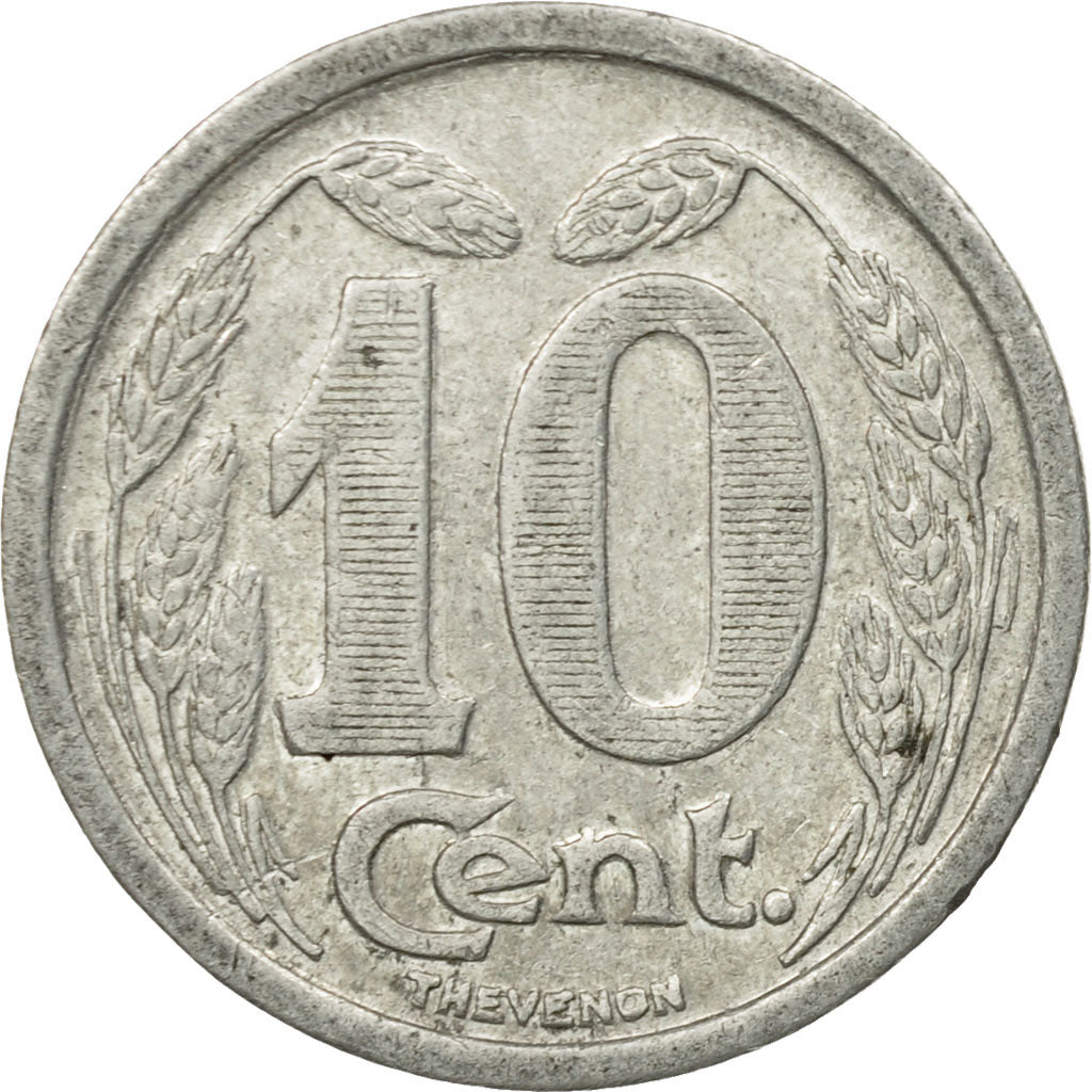 France, Jeton, Nécessité, 10 Centimes Chambre de Commerce d'Evreux, 1921