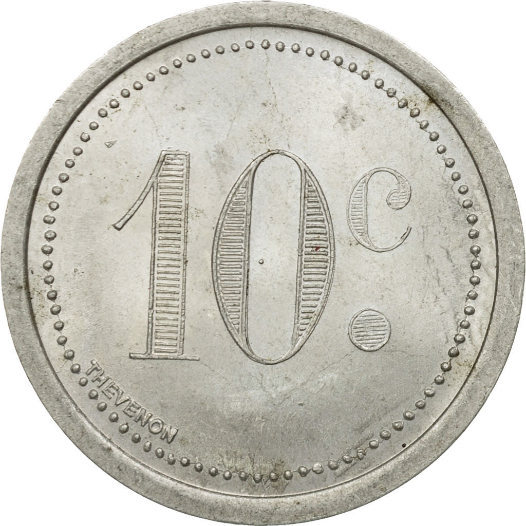 France, Token, Nécessité, 10 Centimes Chambre de Commerce d'Elbeuf, 1921