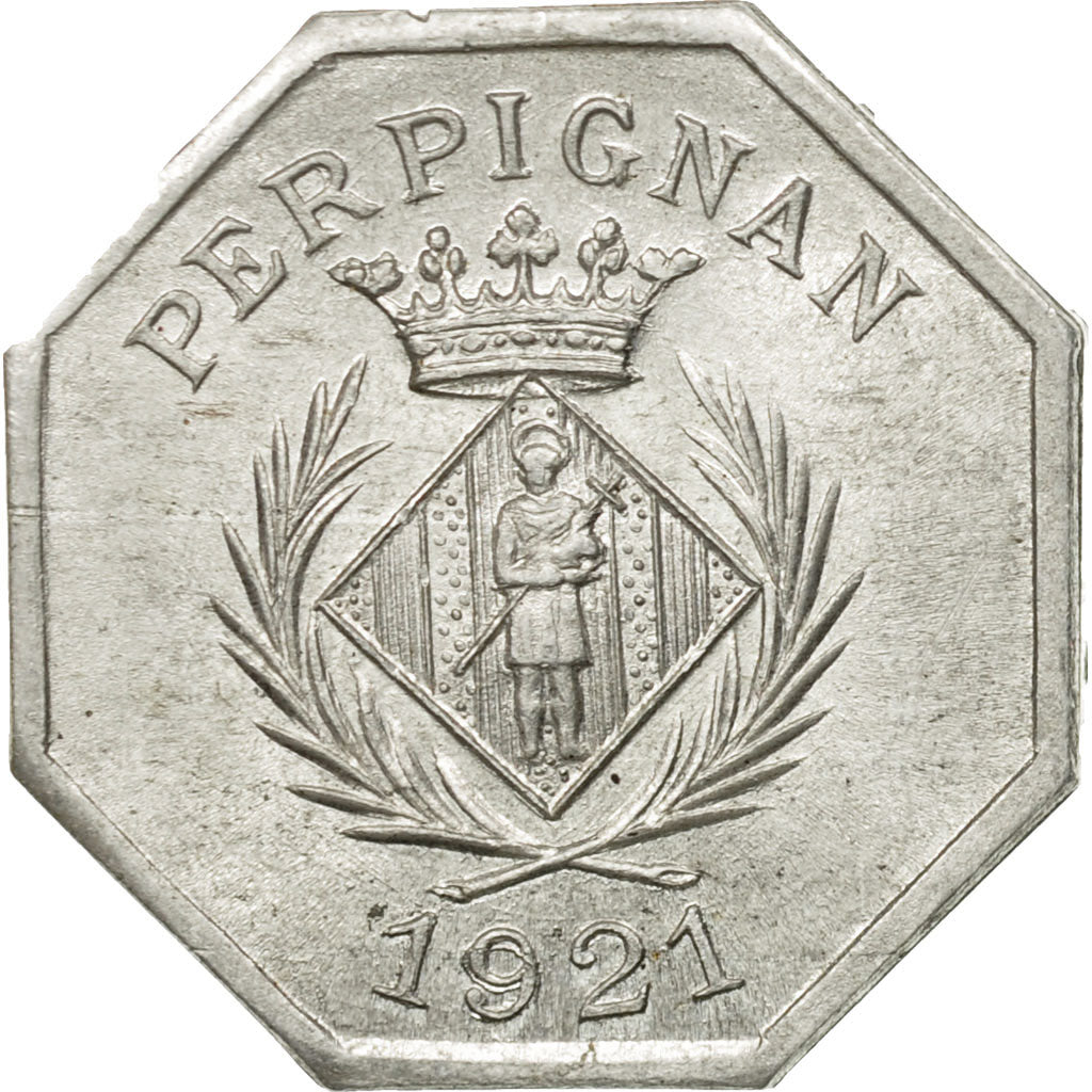 France, Token, 10 Centimes Chambre Syndicale des Commerçants de perpignan