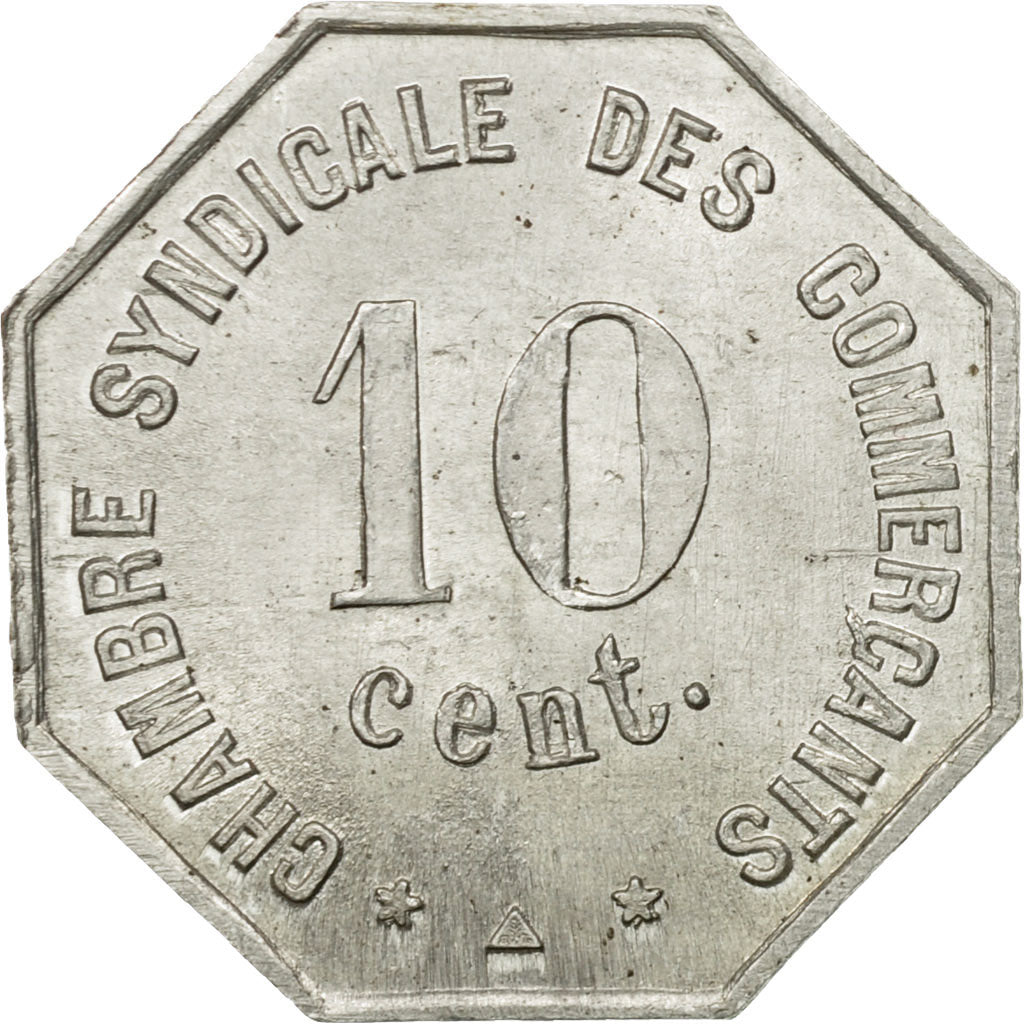 France, Token, 10 Centimes Chambre Syndicale des Commerçants de perpignan
