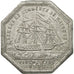 France, Jeton, 10 Centimes, Chambre de commerce de Bayonne, 1920, TTB+