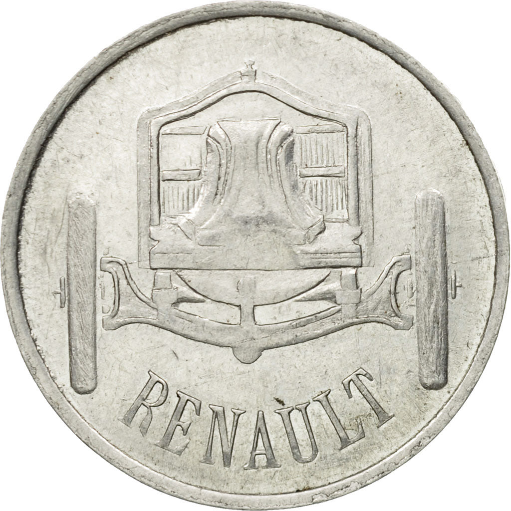 France, Token, Nécessité, 5 Centimes Renault, AU(50-53), Aluminium