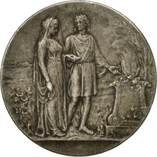 France, Médaille, Noces, Mariage, Religion, Dropsy, TTB+, Argent