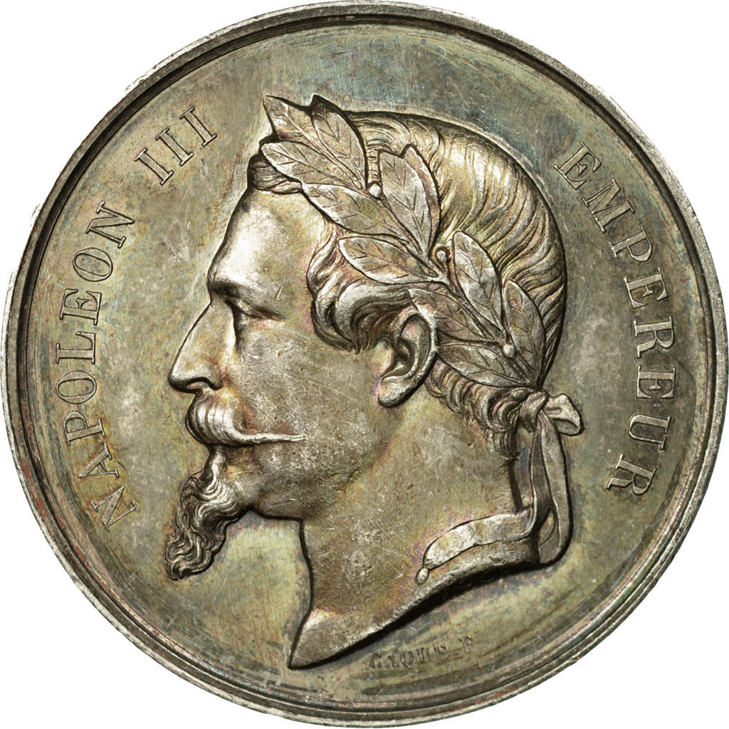 France, Médaille, Napoléon III, Société d'Horticulture de l'Aube, Caqué