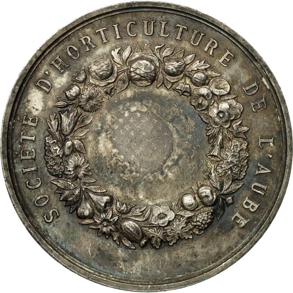 France, Médaille, Napoléon III, Société d'Horticulture de l'Aube, Caqué