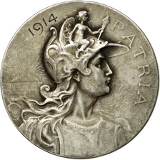 Francia, medaglia, Patria, Ville de Montrouge, 1914, Rasumny, SPL-, Argento
