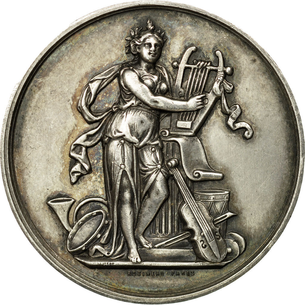 Francia, medaglia, Concours Musical du Parc de St Maur (Seine), 1873, Robineau