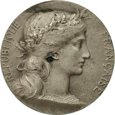 France, Medal, Marianne, République Française, Dupuis.D, EF(40-45), Silver
