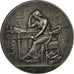 Francia, medaglia, Institution Charlemagne Tours, 1908, Dubois.H, BB, Argento