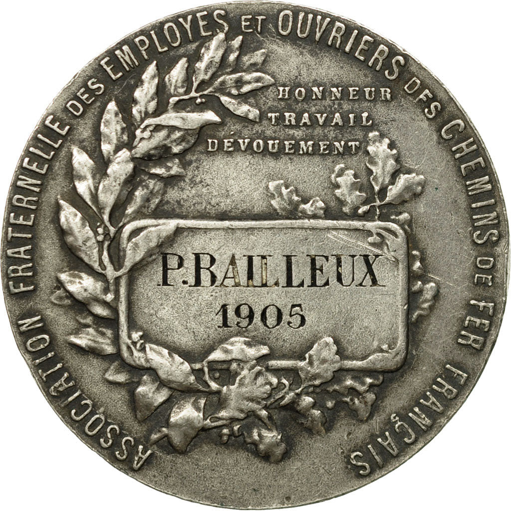 Frankrijk, Medaille, Association des Ouvriers et Employés des Chemins de Fer